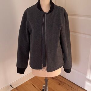 Men’s Banana Republic Bomber Jacket Size Medium Charcoal